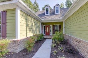 The Gen Flex home can be entered from the outside as well as inside the home. The home is designed to provide several living options easily configurable by the owner.